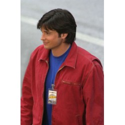 Smallville Clark Kent Red Suede Jacket